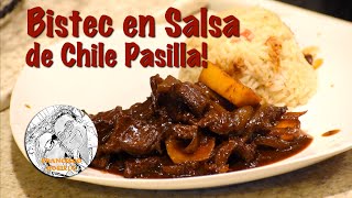 Bistec con Salsa de Chile Pasilla [upl. by Atirres]