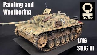 Painting and weathering the 116 Das Werk StuG III  Part 2 Step by step how to [upl. by Carola]