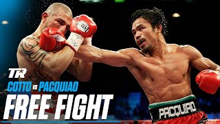 Manny Pacquiao vs Miguel Cotto  ON THIS DAY FREE FIGHT  Pacquiao Wins Welterweight Gold [upl. by Perceval]