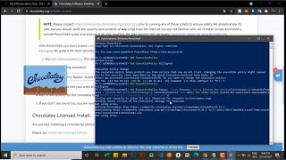 Install Chocolatey windows 10 Update 2021 [upl. by Tenenbaum721]