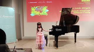 Christalyn plays Alouette French Childrens Song [upl. by Huggins]