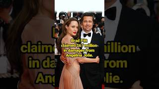 1Brad Pitt claimed 67 million in damages from Angelina Jolie celebrity BradPitt [upl. by Panta]