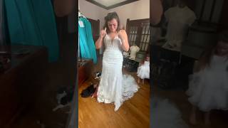 Her wedding dress had an unexpected surprise ❤️ [upl. by Aner]