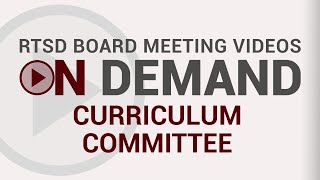 November 12 2024 Curriculum Committee Meeting [upl. by Henderson551]