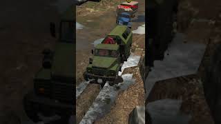 Kraz 260 helping Gaz 63 [upl. by Ioab]