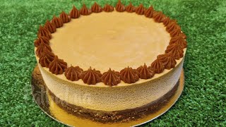 CHEESCAKE DE DULCE DE LECHE😘😍 COMO HACER CHEESCAKE SIN HORNO PASO A PASO [upl. by Biagi]