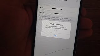 Your Password Must Include An Uppercase And A Lowercase latter  Apple ID New Password Not Changing [upl. by Aryad457]