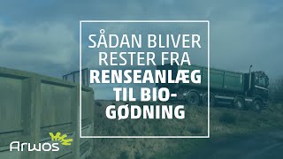 Sådan bliver rester fra renseanlæg til biogødning [upl. by Norrat]