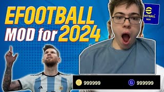 eFootball 2024 amp 2023 HackMod  How to Get Unlimited Coins and GP Android iOS [upl. by Ahsitneuq]