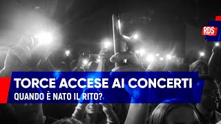 Torce accese ai concerti quando è nato il rito  RDS Music For You [upl. by Pardew]