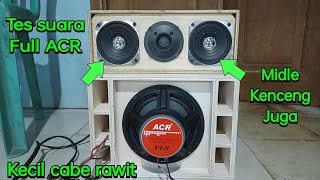 Tes Speaker midle ACR murah begini suaranya [upl. by Larimor137]