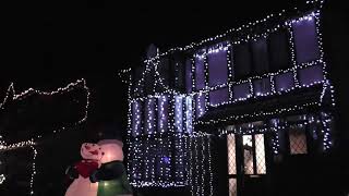 Your Fylde Tv  Borage Close Christmas Lights display [upl. by Tallou]