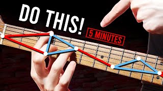 How to INSTANTLY visualize the FULL fretboard Guitar Lesson [upl. by Netsrak]