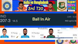 India vs Bangladesh 3rd T20 Match 2024 part 02 [upl. by Ambrosia]