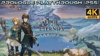 Edge of Eternity  Prologue Playthrough PS5 4K 60fps  English [upl. by Leirbma]