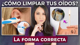 Esta es la forma CORRECTA de limpiar tus oídos 👩🏻‍⚕️l ¿Cotonetes ¿Conoterapia [upl. by Smith]