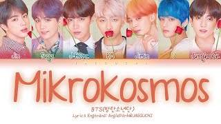 1 HOUR BTS  Mikrokosmos Color Coded Lyrics EngRomHan가사 [upl. by Ahsienel315]