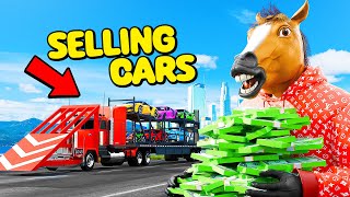 Selling Stolen Cars Using A Semi Truck In GTA 5 RP [upl. by Dunham328]