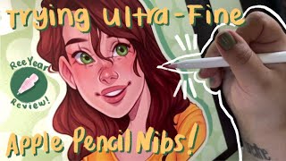 A FINE point Apple Pencil TIP  Trying the Fine Point ReeYear Nibs [upl. by Amarillis674]