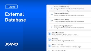 External Database Connection Function [upl. by Ehcsrop]