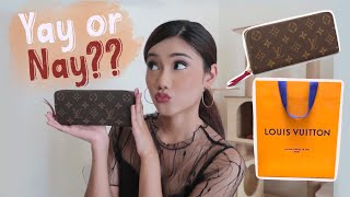 LOUIS VUITTON CLEMENCE WALLET 7 MONTHS WEAR amp TEAR  PROS amp CONS  REGRETS 🤔 [upl. by Nuarb]