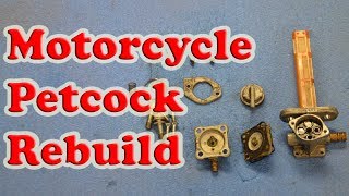 How to Rebuild ANY Motorcycle Petcock Fuel Switch [upl. by Anilatsyrc]