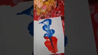 DIY Thread Art💙❤️String pull art😍💞shorts art painting subscribe youtubeshorts [upl. by Elatia]