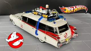 Hot Wheels Elite 143 Ecto 1 Unboxing [upl. by Dracir]