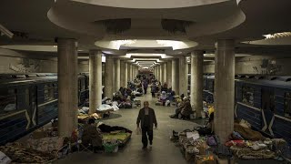 Metro stations have become the home of Kharkiv residents for a month now [upl. by Lanita742]