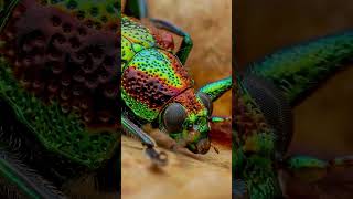 Beutiful Rainbow Leaf Beetle  naturephotographers nature macrocaptures outdoorphotography [upl. by Alael38]