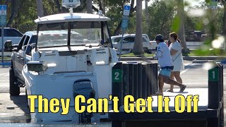 They Are Stuck  Miami Boat Ramps  Black Point Marina  Wavy Boats  Broncos Guru [upl. by Templer676]