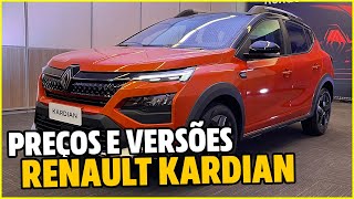 NOVO RENAULT KARDIAN  TUDO REVELADO PREÃ‡OS E VERSÃ•ES  AO VIVO [upl. by Ysirhc]