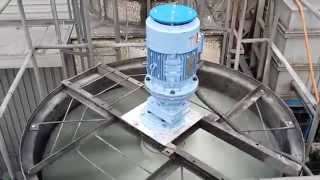 cooling tower closed type geared motor test Ecotower [upl. by Aihsem175]