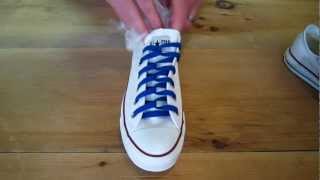 How to Loop Back Lace Chuck Taylors [upl. by Kinson576]