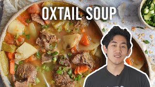 Delicious OXTAIL SOUP Recipe that FALLS off the bone  Nom Life Recipe [upl. by Dallas]