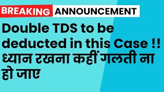 FAQs on Higher rate of TDS under section 206AA and 206AB of the Income Tax Act 1961 [upl. by Thilde869]