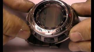 sostituzione batteria orologio Casio spf 70d 15 [upl. by Anecuza690]