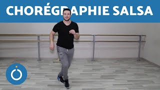 Chorégraphie de SALSA FACILE avec PAS BASIQUES pour débutants [upl. by Yretsym]