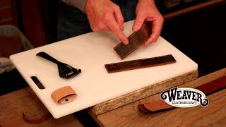 How to Use a Leather Skiver [upl. by Bertina591]