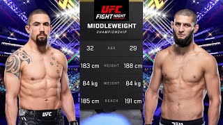 Robert Whittaker vs Khamzat Chimaev Full Fight  UFC 308 Fight Of The Night [upl. by Land324]