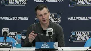 Samford First Round Postgame Press Conference  2024 NCAA Tournament [upl. by Kotta]