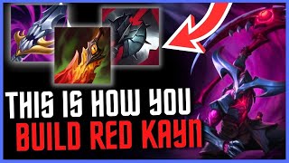 BEST RED KAYN BUILD FOR SEASON 14 Split 2 [upl. by Leirbma208]