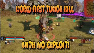 Ashes of Creation World First Tumok Kill WITH NO EXPLOITS [upl. by Ellenyl201]