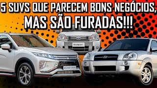 5 SUVs que parecem bons negócios mas são FURADAS Saiba quais evitar [upl. by Jotham]