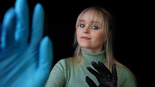 ASMR  FACE INSPECTION with different GLOVES [upl. by Dickinson505]