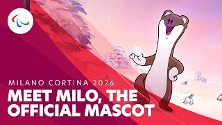 Meet Milo the Mascot of Milano Cortina 2026 🇮🇹 ❄️  Paralympic Games [upl. by Dalohcin]