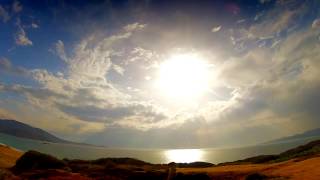 Timelapse de la Plage de lembouchure du Rizzanese dans le golfe du Valinco à Propriano en Corse [upl. by Carder560]