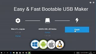 EASY Make a Bootable USB Flash Drive 2019  Windows Linux Android amp Mac OS [upl. by Novehs910]