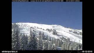 Les Trois Vallées Courchevel webcam time lapse 20102011 [upl. by Ariuqahs]