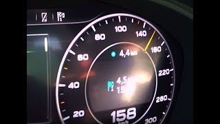 2015 Audi A4 Avant 20 TDI 0100 kmh kph 060 mph Tachovideo Beschleunigung Acceleration [upl. by Eldwun]